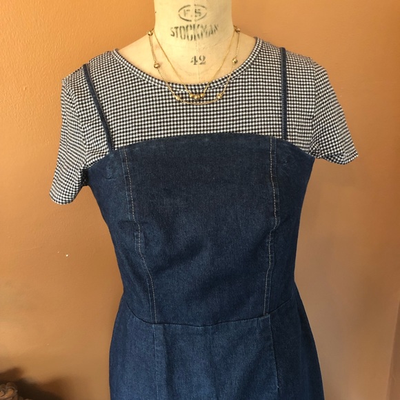American Eagle Jean Dress, Spaghetti Strap, Size 6 - Picture 15 of 15
